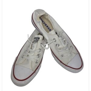 Converse Chuck Taylor All Star Women's Shoreline White Canvas Slip On Sneaker 8